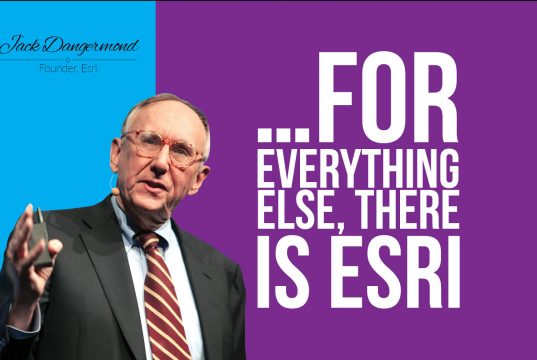 Geospatial Hall of Fame awardee Jack Dangermond