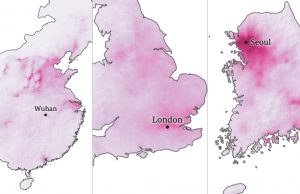 Coronavirus lockdown is leading to a drop in pollution levels across the world