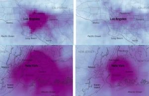 Coronavirus effect Satellite imagery shows pollution reduced in US cities