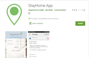 stay home mobile app