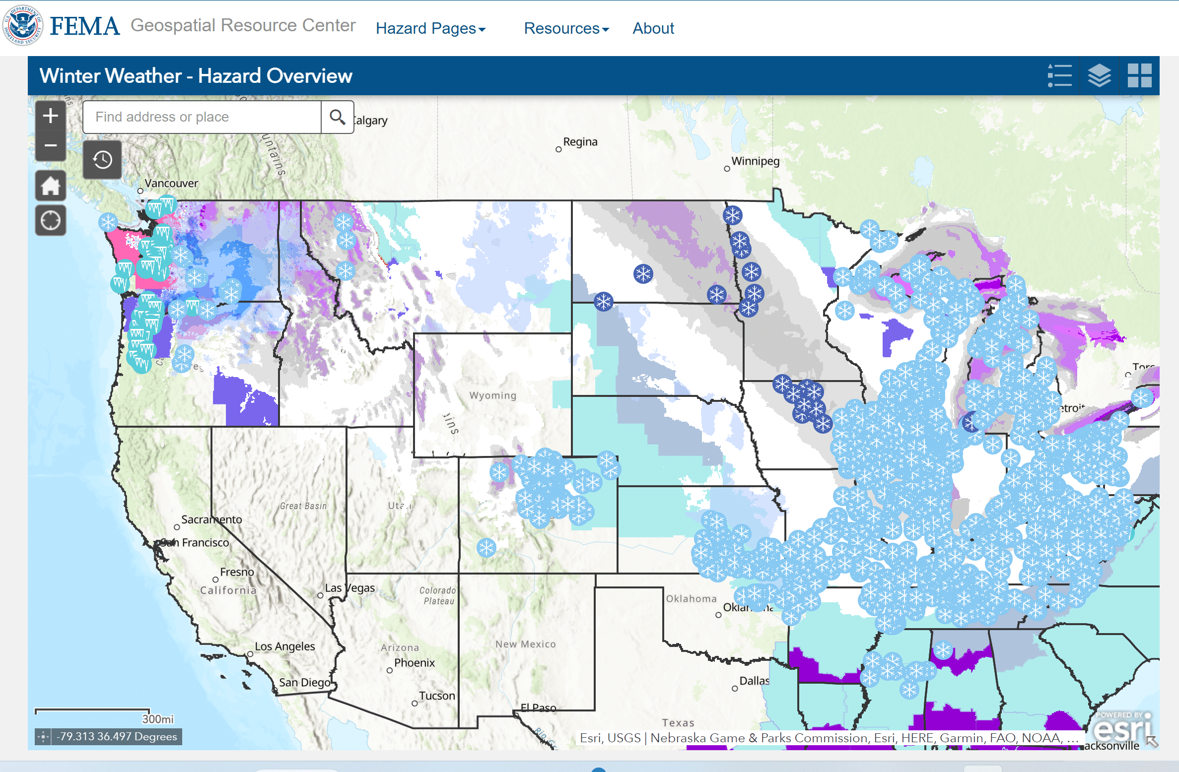Geospatial technologies Arctic Blast