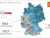 Map of the Month: GfK Affinity for Electric Cars, Germany