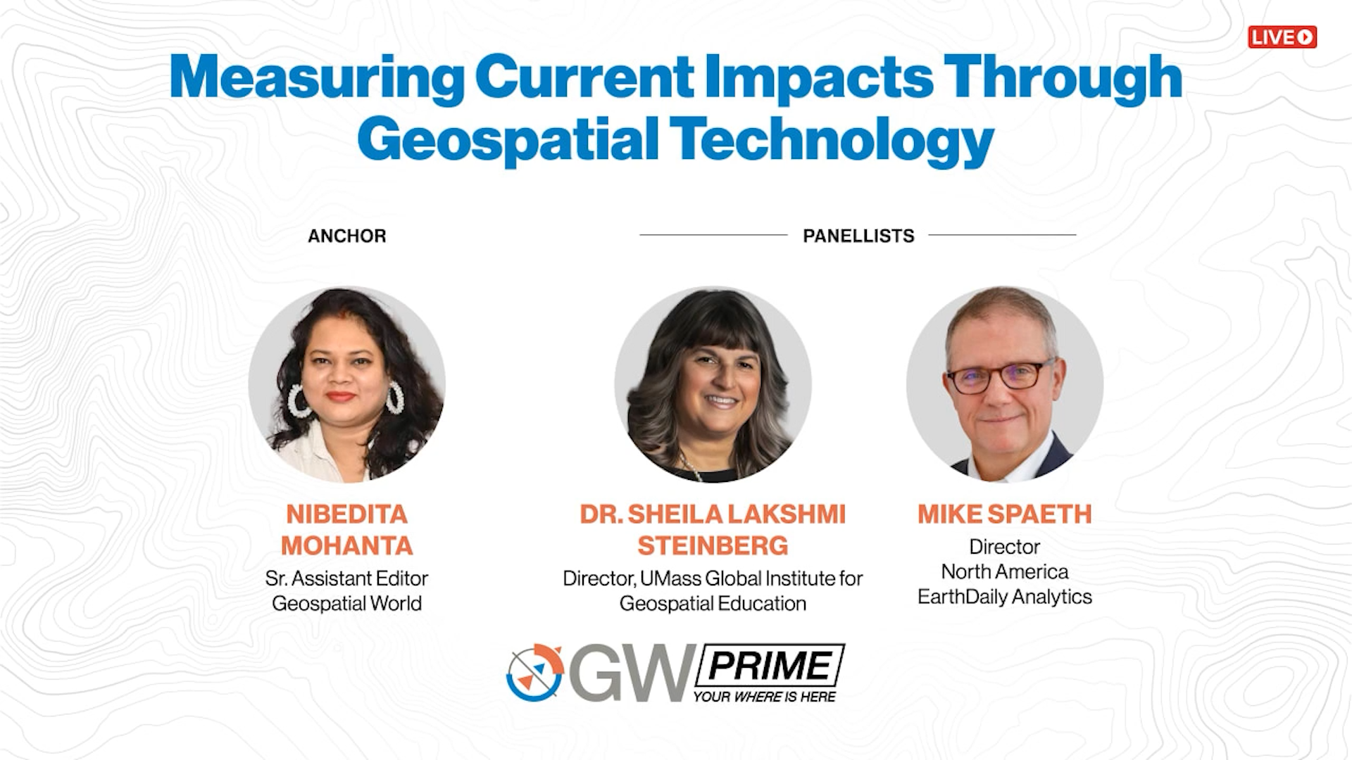Measuring Current Impacts Through Geospatial Technology