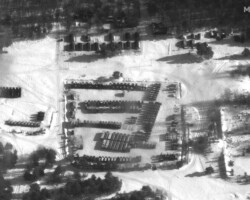 Closer view of ss26 iskander missile deployment, Osipovichi training area, Belarus | Satellite image ยฉ2022 Maxar Technologies.
