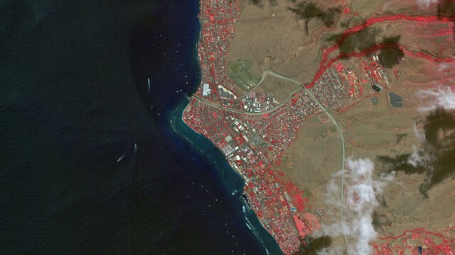 Lahaina, Maui, USA (False Color)
